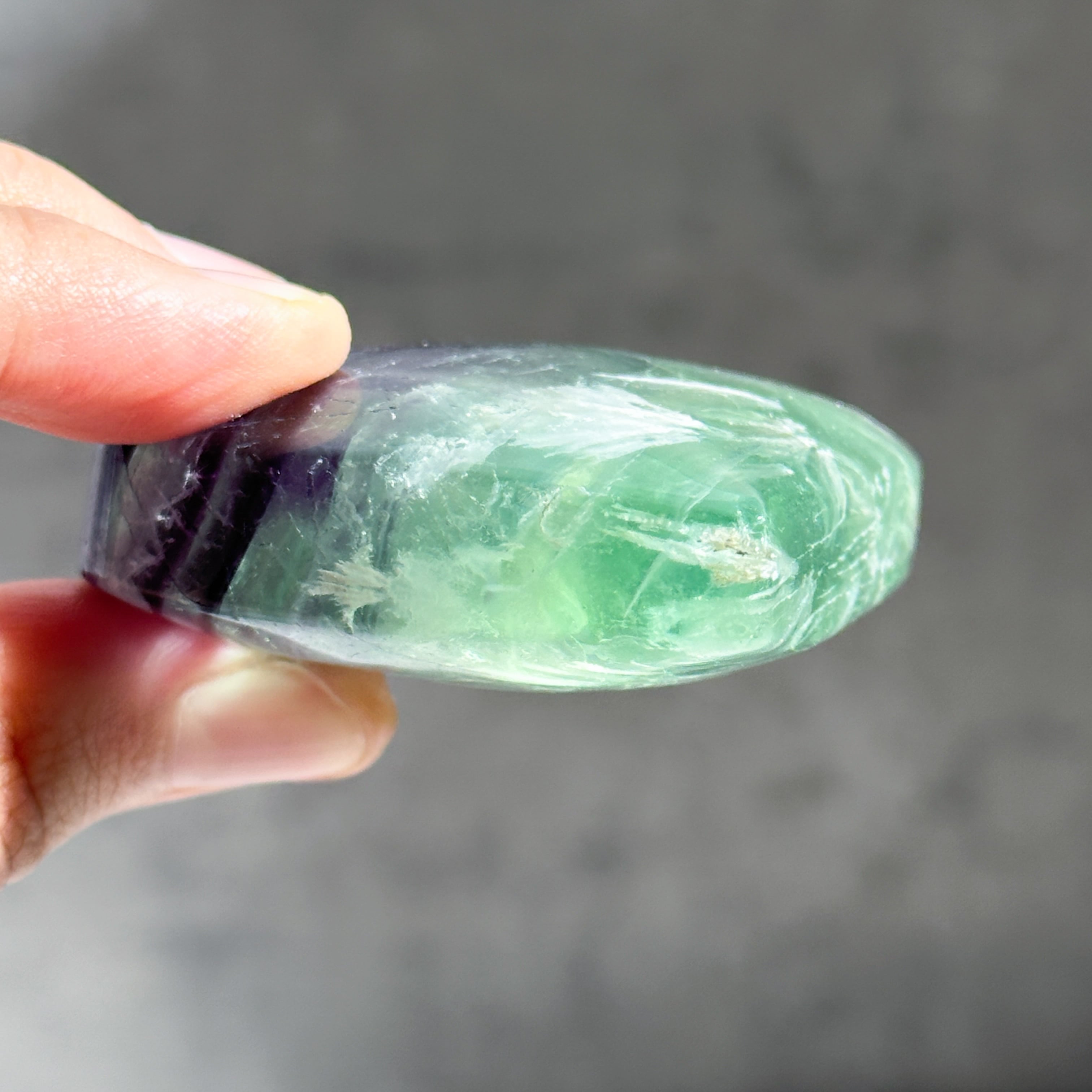 エンジェルフェザーフローライトハート 35◇ Angel Feather Fluorite