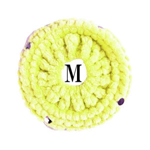 エステバスボール【Mサイズ専用】ふわリング（パステルイエロー）　 [M size] fluffy ring  [pastelyellow color]