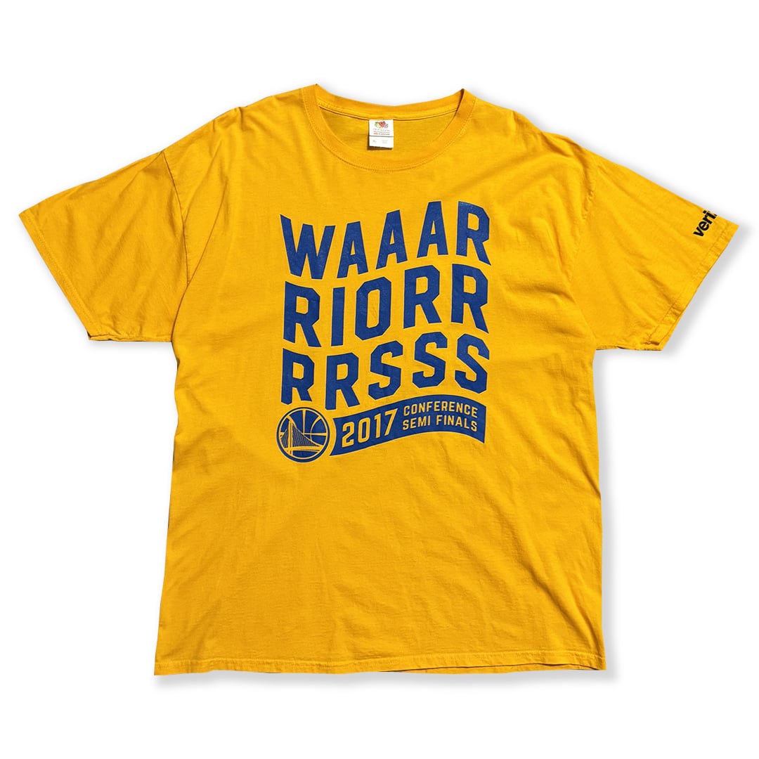 Golden State Warriors -2017 Conference Semi Finals- Printed T-Shirt. FRUIT OF THE LOOM