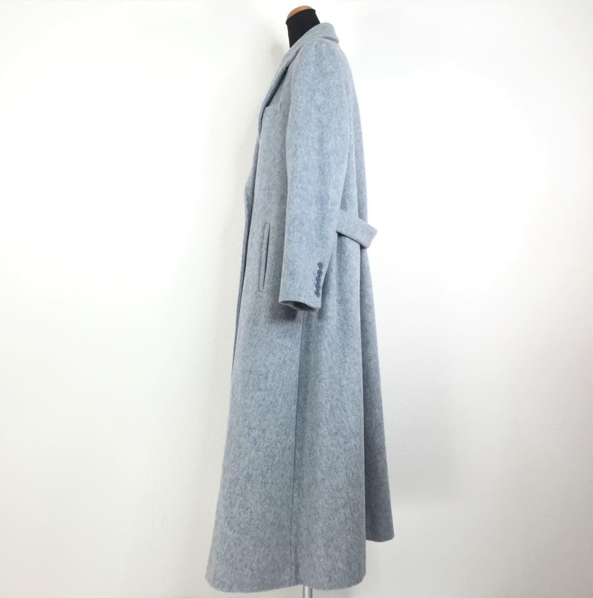 AMERI アメリ 20AW UNDRESSED BACK FLARE COAT Aラインロングメルトン 