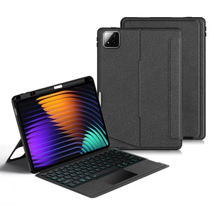 【在庫処分】縦置き対応 Xiaomi Pad 8 / 8 Pro/Pad 7 Pro / Pad7 11.2インチ対応 キーボード タッチパッド バックライト付き マグネット式 ケース 分離式 シャオミ pad8用 キーボードケース 磁気吸着 トラックパッド付き