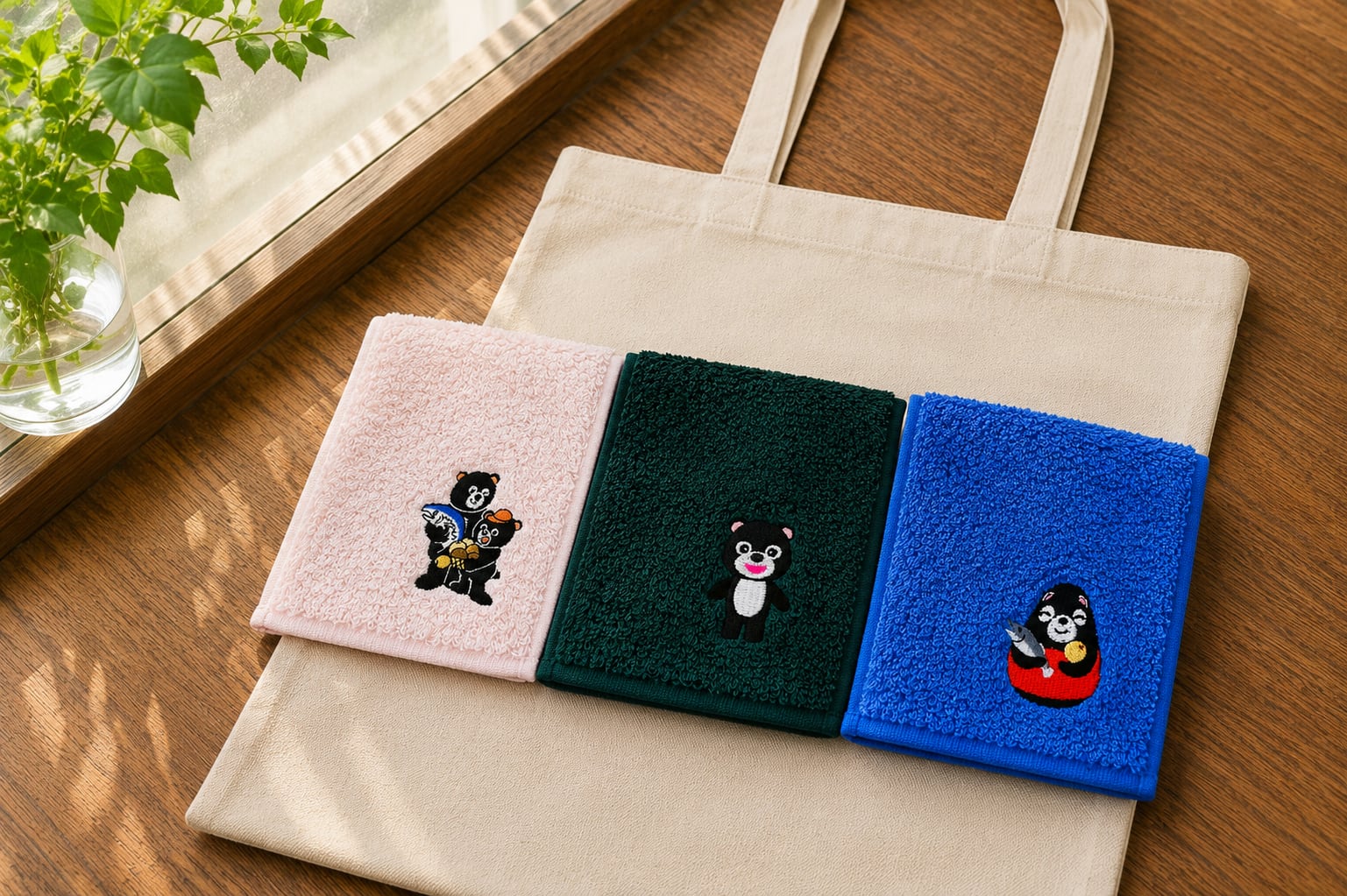 大熊町マスコットキャラクター タオルハンカチ | okuma store⌂