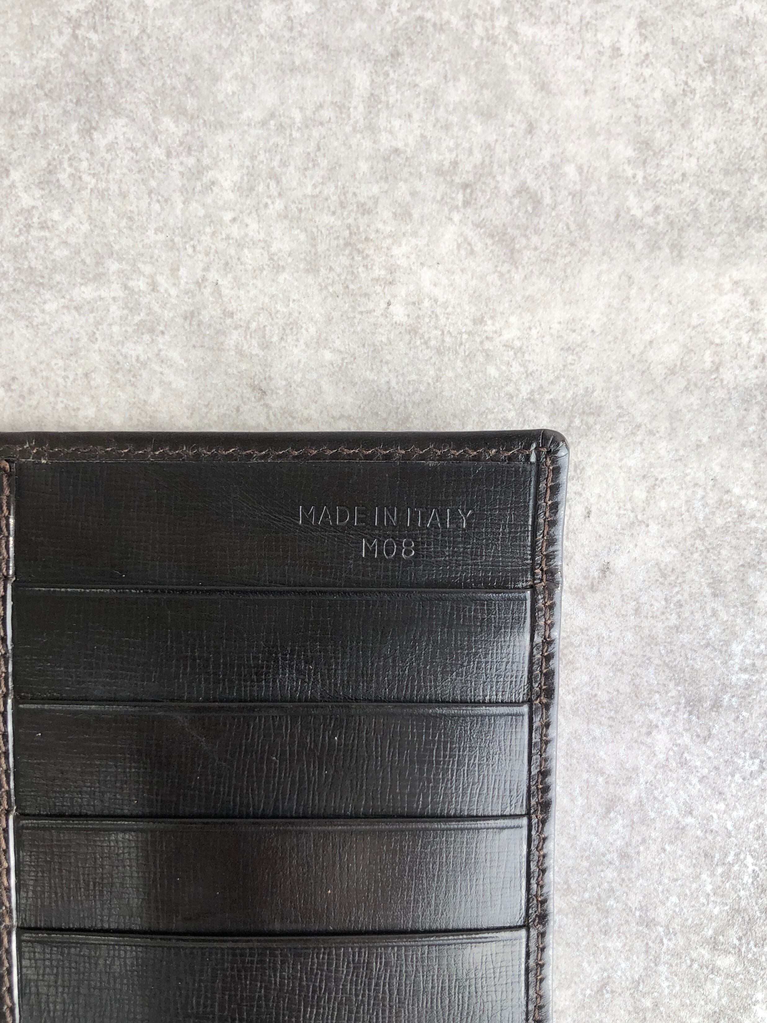 CELINE セリーヌ 財布 ブラック ガンチーニ レザー 長財布 vintage