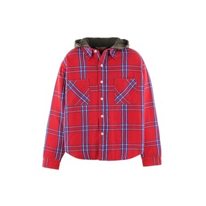 【SAINT MICHAEL】SM-YS1-0000-060/SHIRT JK/FRANNEL QLT/RED