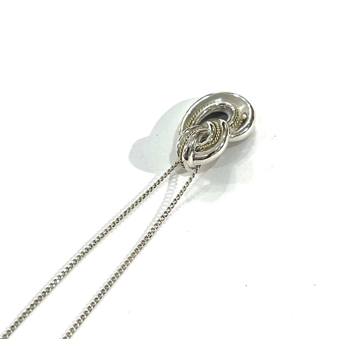 TIFFANY & Co.】【46cm】2906 ツイスト ノット ネックレス／シルバー