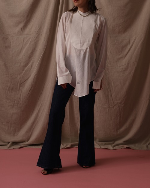 1940's Arrow / Open Back Shirt / Size S - White