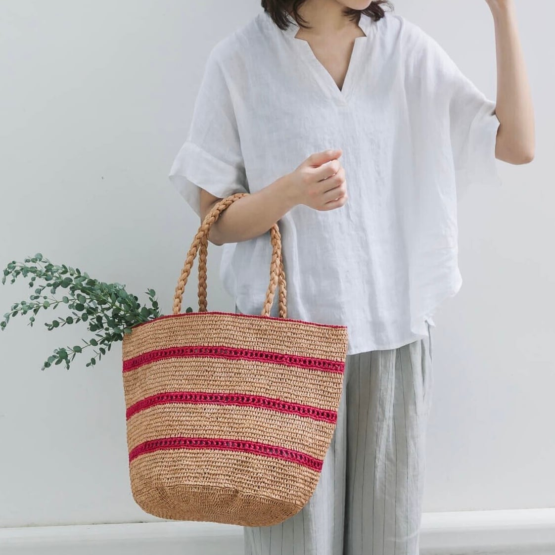 MADE IN MADA / ALICE MM 3 LACE ラフィアバッグ | Zakka so-la