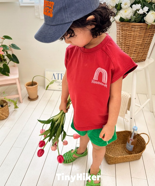 《送料無料》レインボーラグランT：kids【TinyHiker】※お取り寄せ