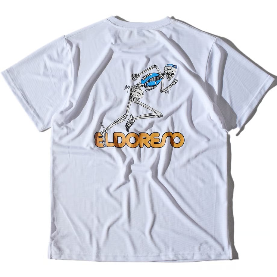 ELDORESO(エルドレッソ)Boneman Tee -White メンズレディース半袖Tシャツ