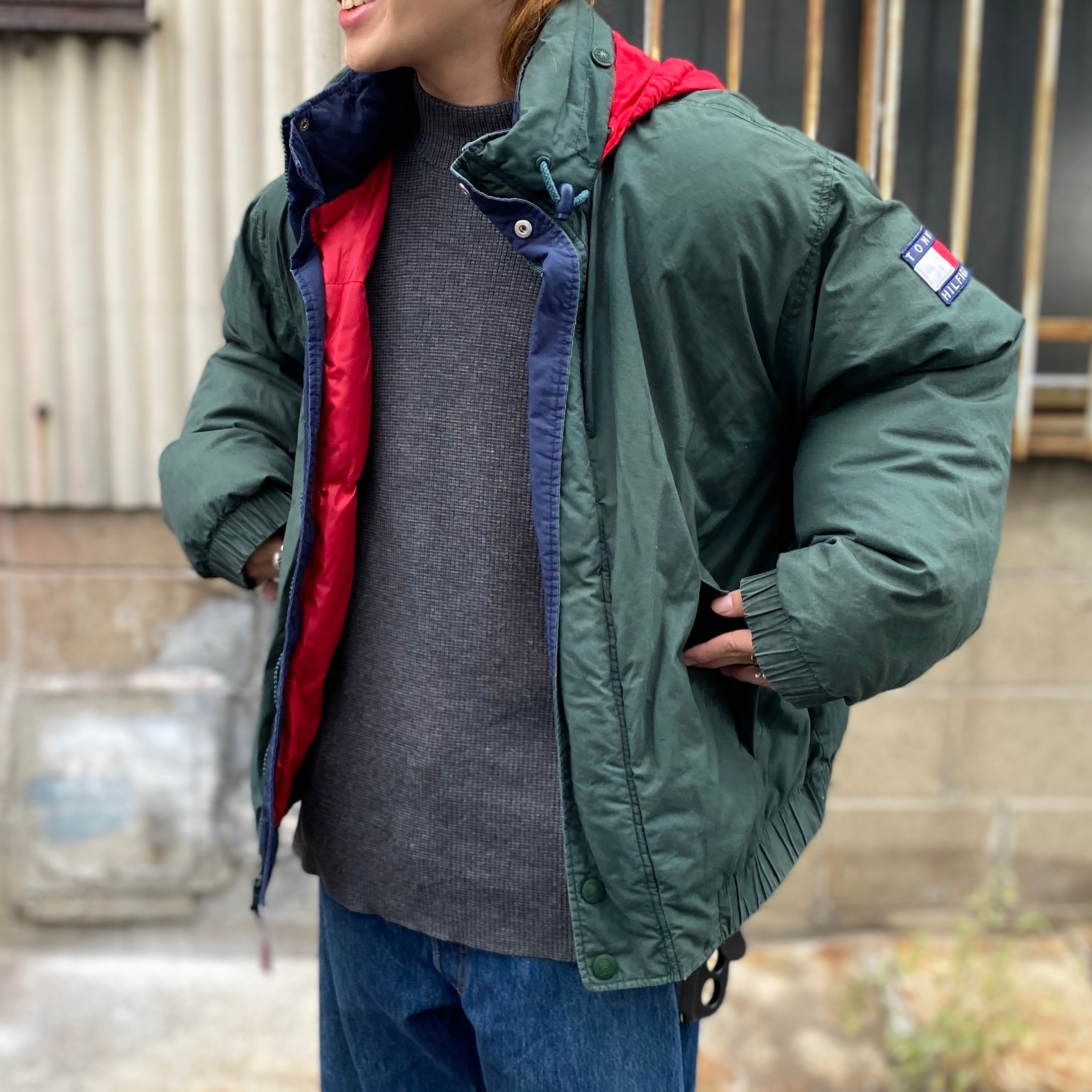 90年代 TOMMY HILFIGER トミーヒルフィガー ビッグロゴ セーリング 