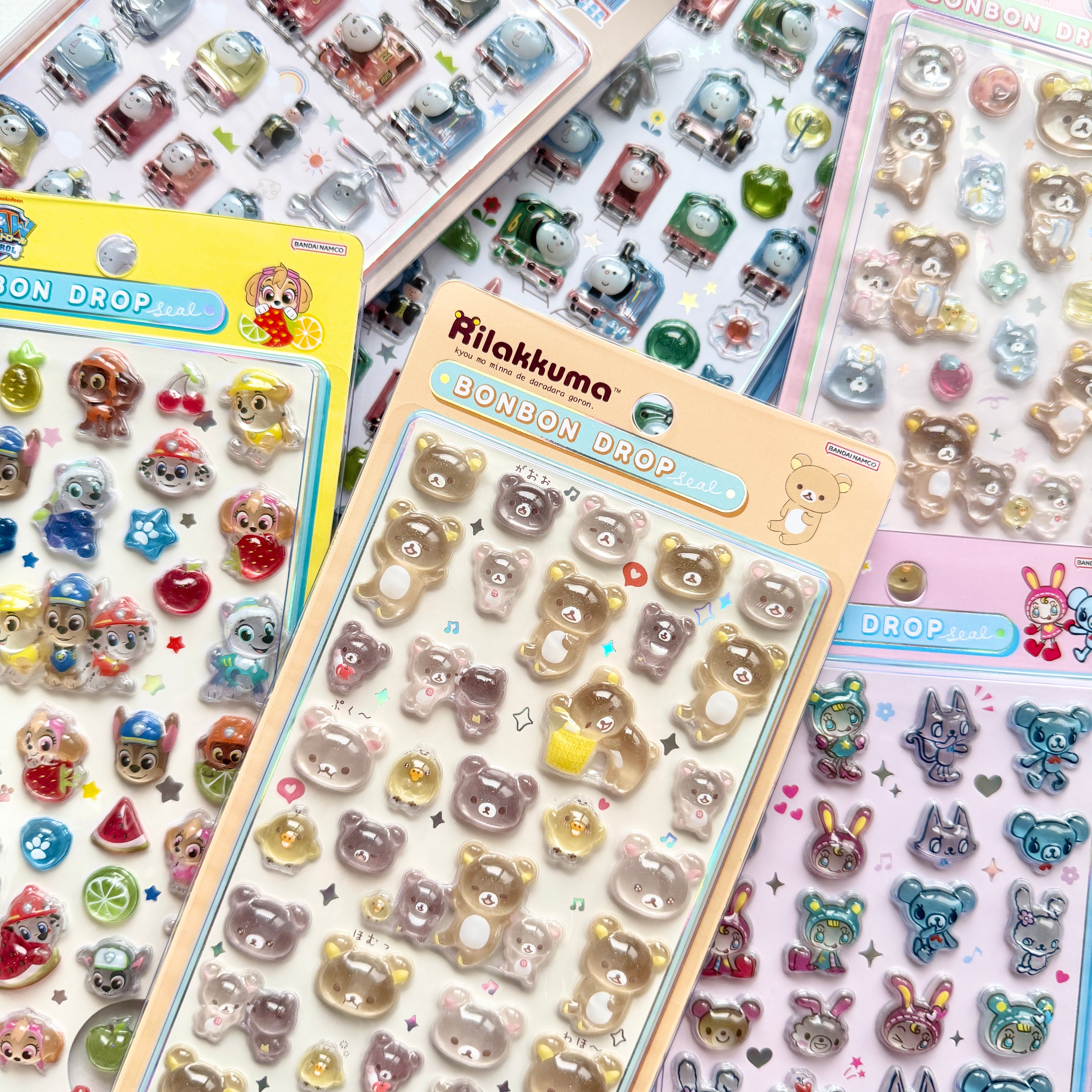 ♡ゆらりん♡レトロなグリンゲイブルズ✨ドアチャイム BONBON DROP seal ボンボンドロップシール リラックマ トーマス パウ