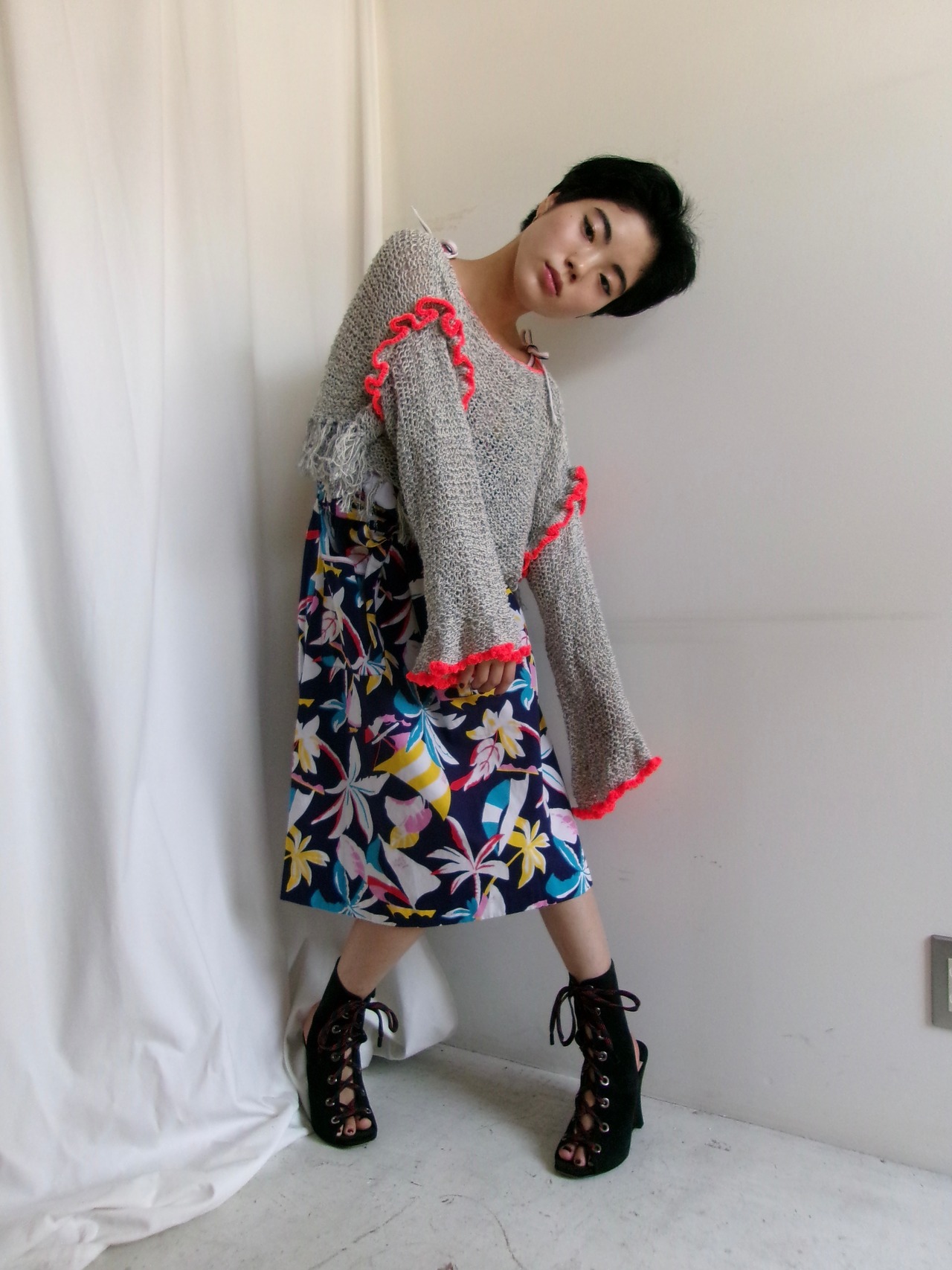 Japanese vintage apron dress | エプロンワンピース