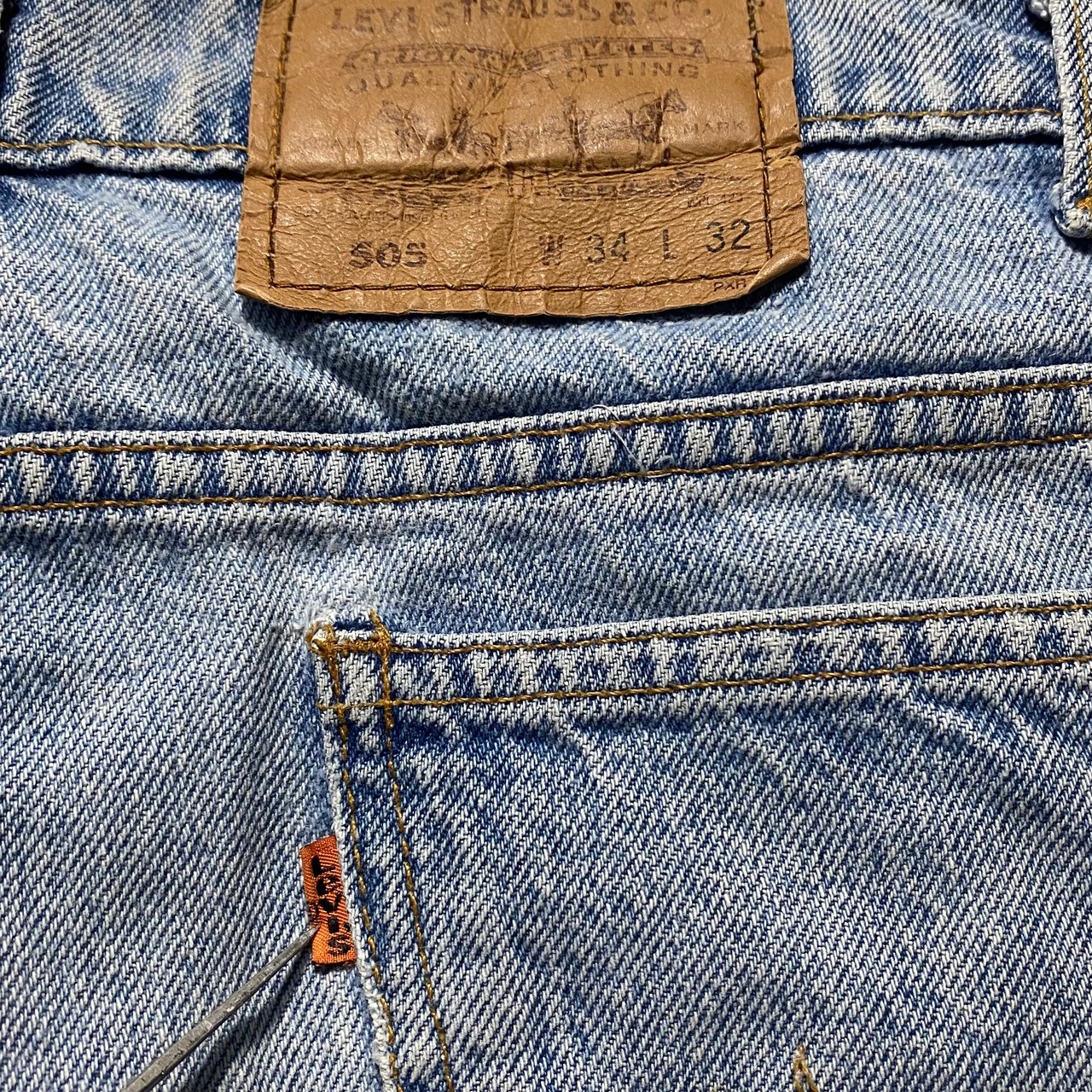 vintage 1990’s LEVI’S 505 denim pants (W34 L32)