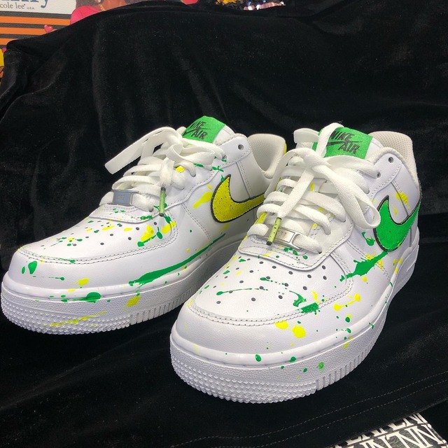 nike air force 1 custom neon
