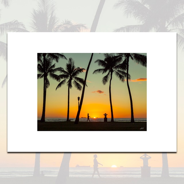 Hawaiian sunset【A4マットフレーム】