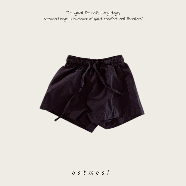 《予約》送料無料 【oatmeal】Basic shorts