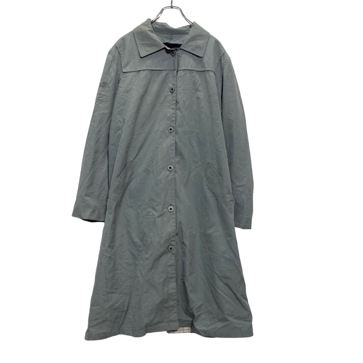 LONDONFOG LONDON FOG ステンカラーコート L～ カーキ系 ボタン ロング 