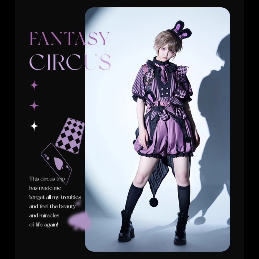 キョンシー皇子ロリータトップス+ショートパンツコンプリート