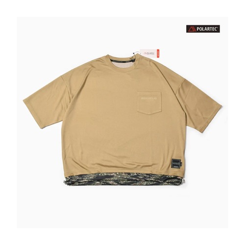 MMA23-43 MMA POLATEC®︎ Relax Pocket Tee ( Beige )