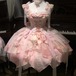 ゆめかわ♡花びらシフォンのフェアリードレス　wanpi192