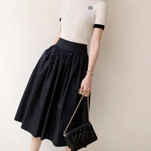 ひざ丈アンブレラスカート 3color W00457