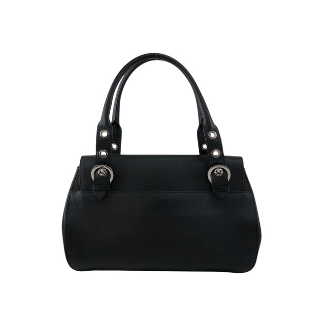 Salvatore Ferragamo サルヴァトーレ フェラガモ ハンドバッグ ブラック ガンチーニ レザー 7wdsnj