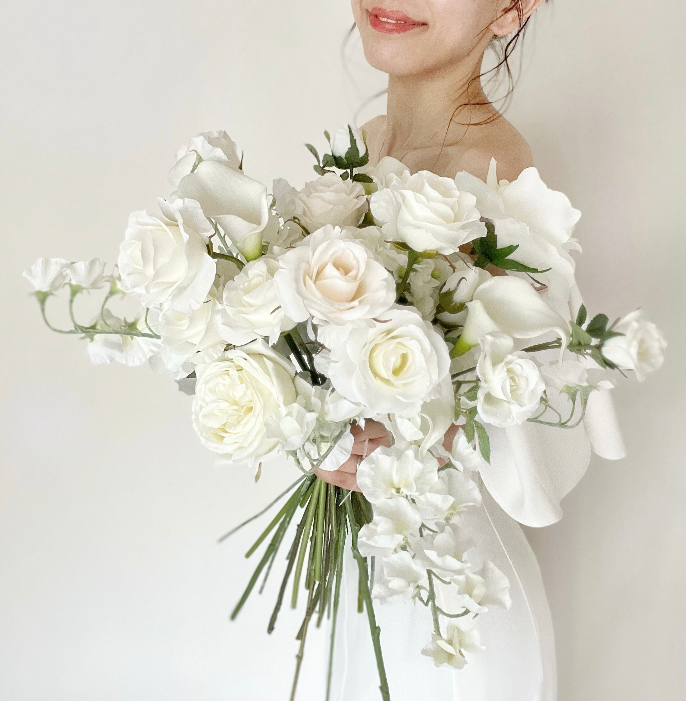 バレリーナブーケ&ブートニアセットピオニー