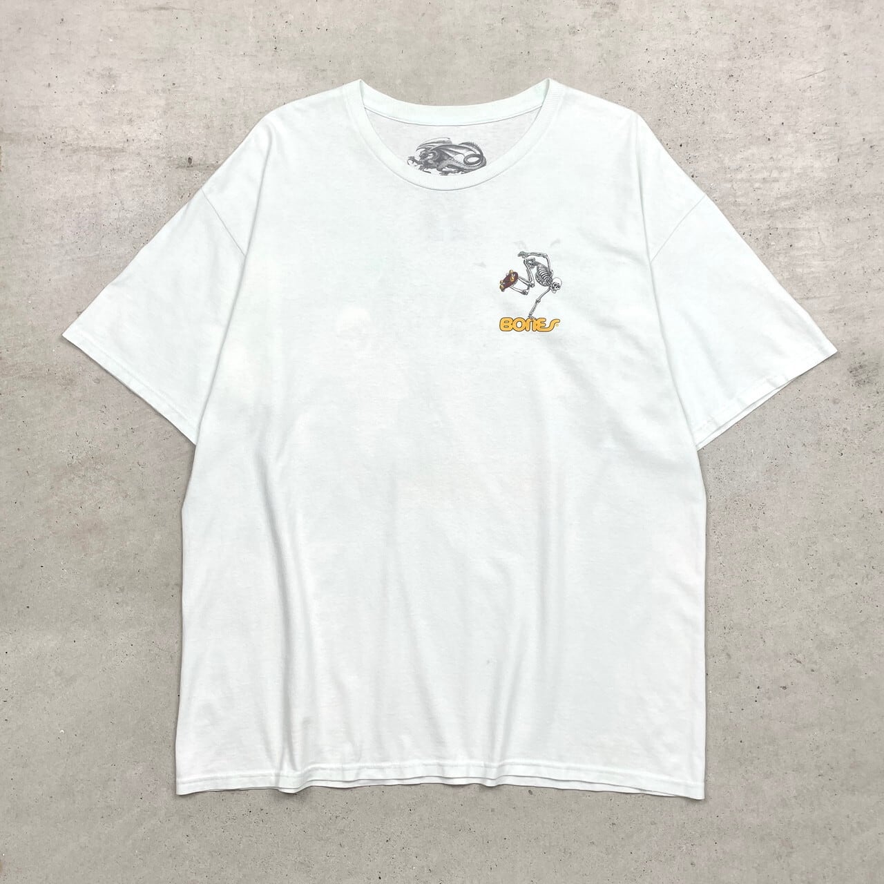 00年代 POWELL PERALTA パウエル ペラルタ BONES プリントTシャツ 