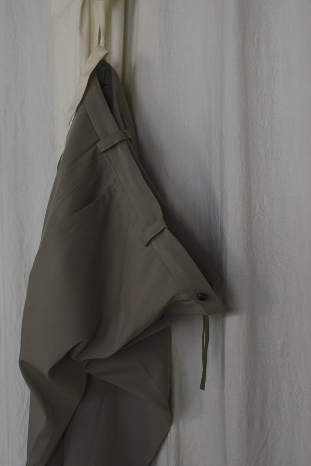 Ex SEMIFLARE EASY SLACKS (Khaki)