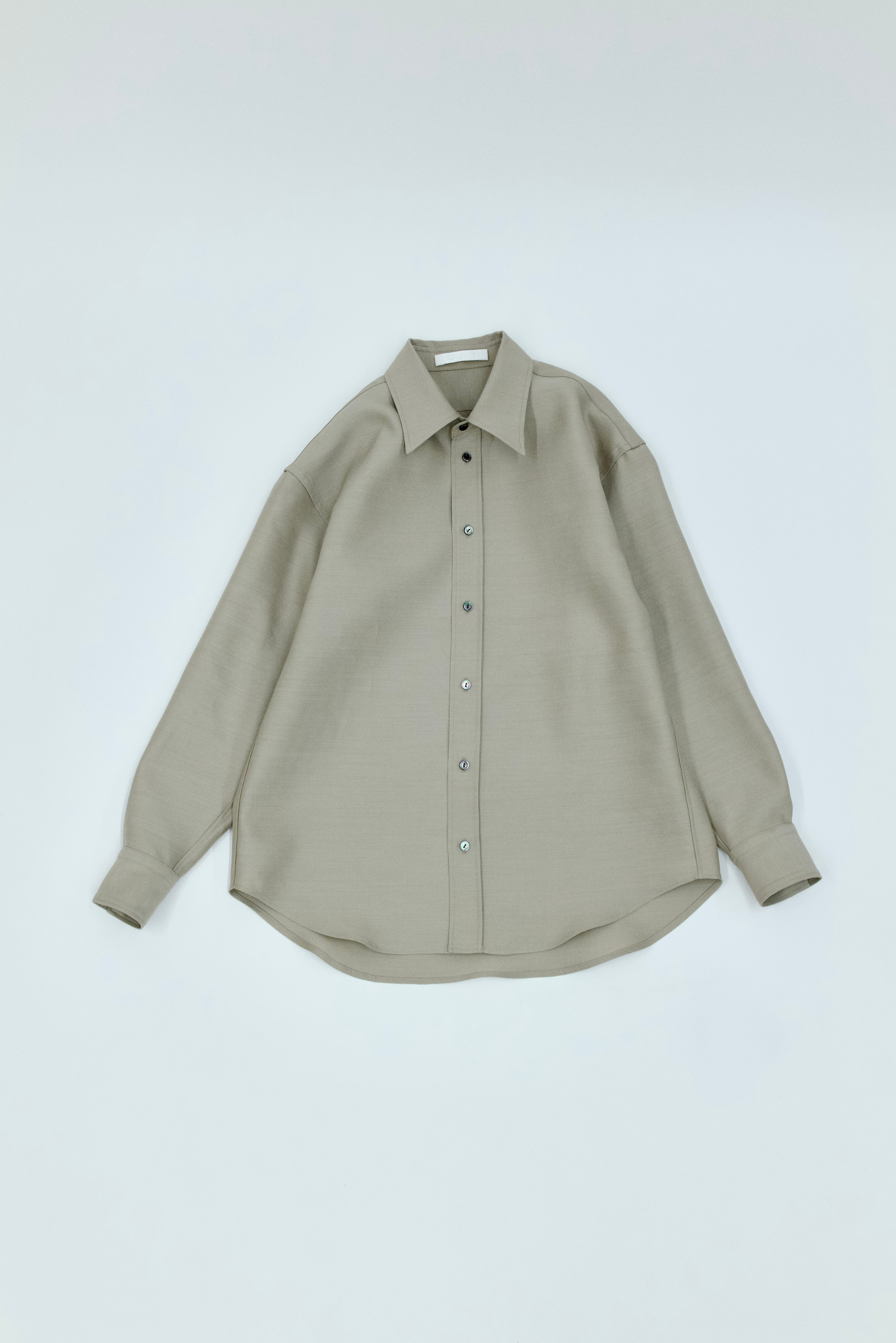 トップス ouat office shirts TAUPE OFFICE SHIRTS -STORE EXCLUSIVE- | OUAT