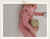 韓国子供服 / 26winter / puella FLO / ティティレギンス / キッズ / 冬服 *90~140*