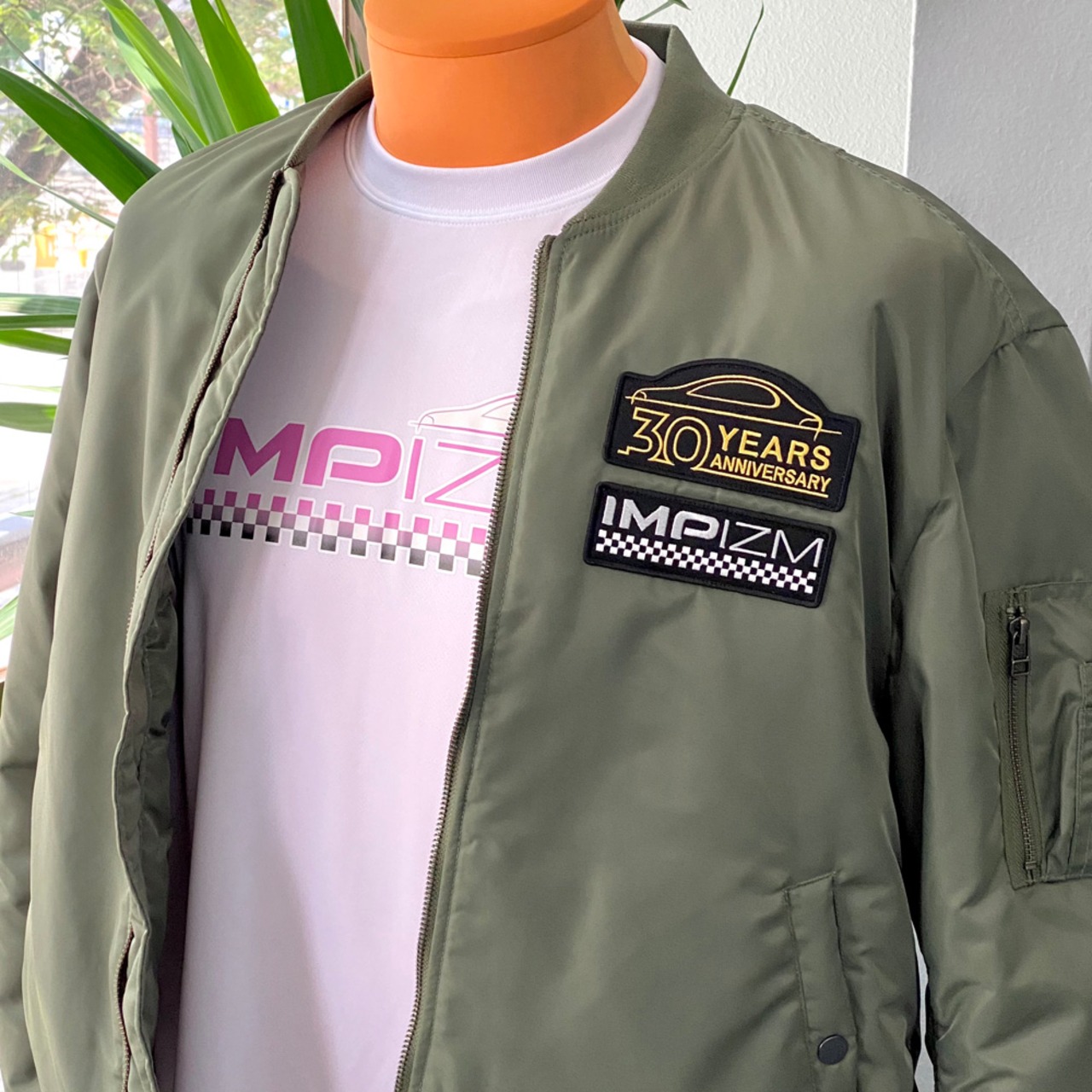 【30 YEARS ANNIVERSARY】Tシャツ（ドライ）『IMPIZM』Pink／Gunmetal