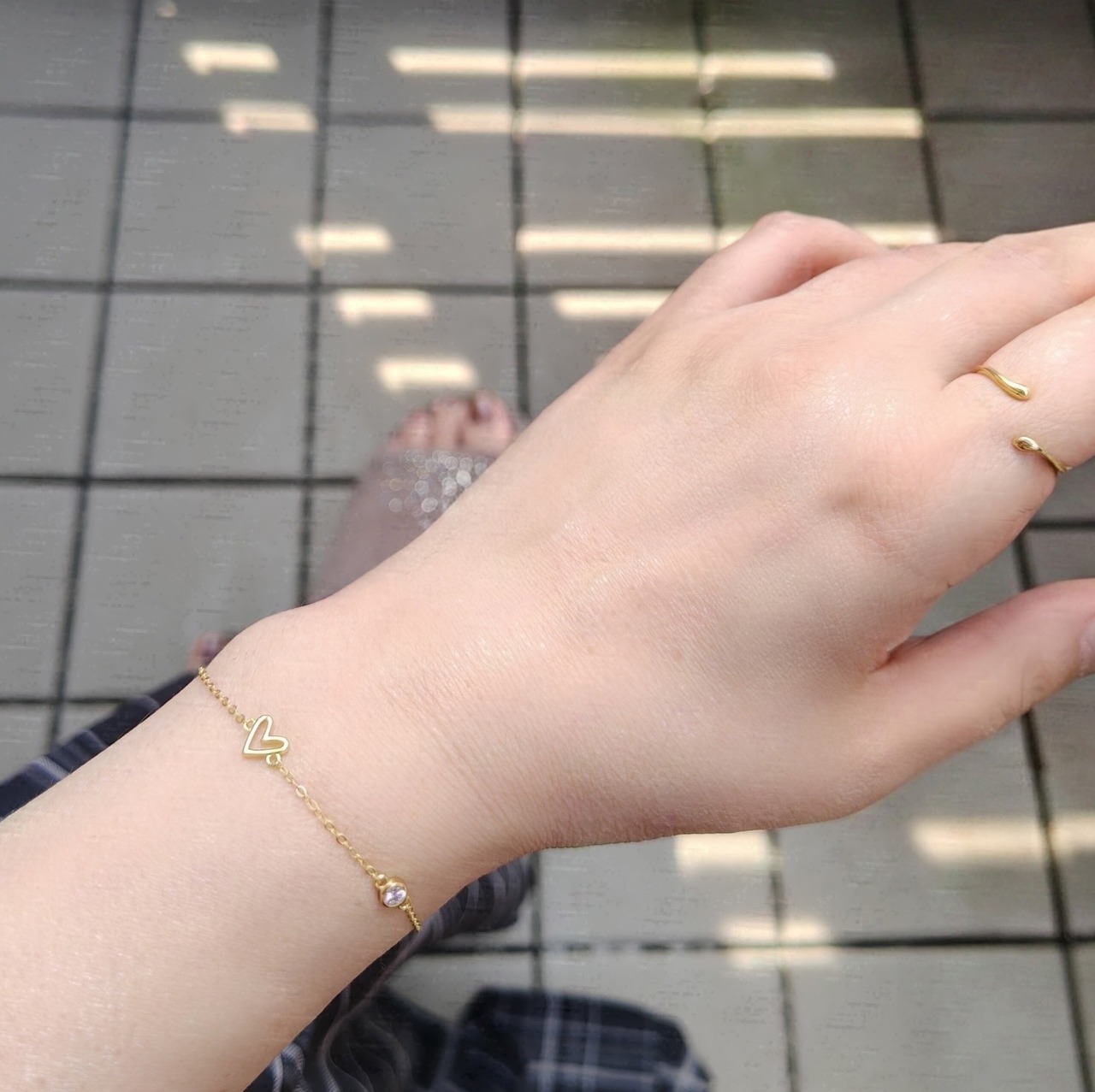 Tiny Heart Dainty Bracelet