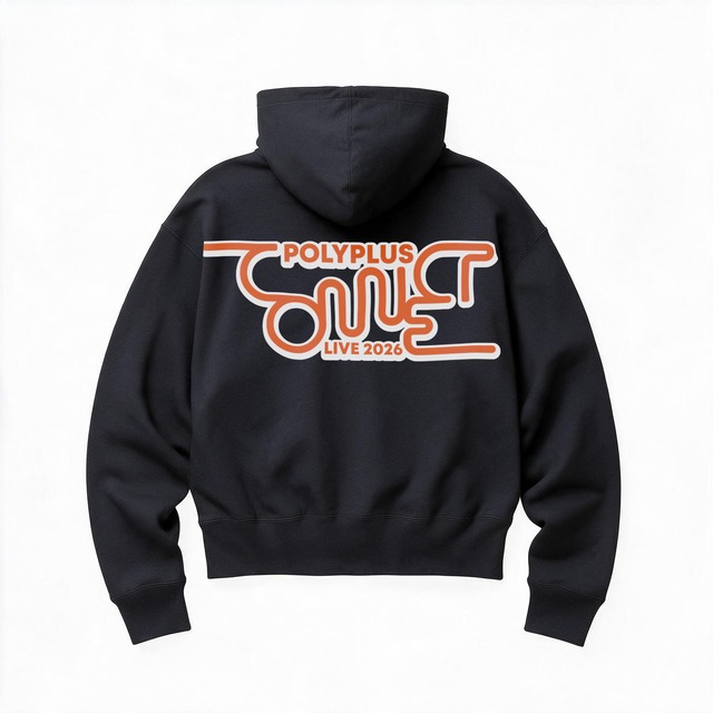 boxy ZIP-HOODIE BLACK