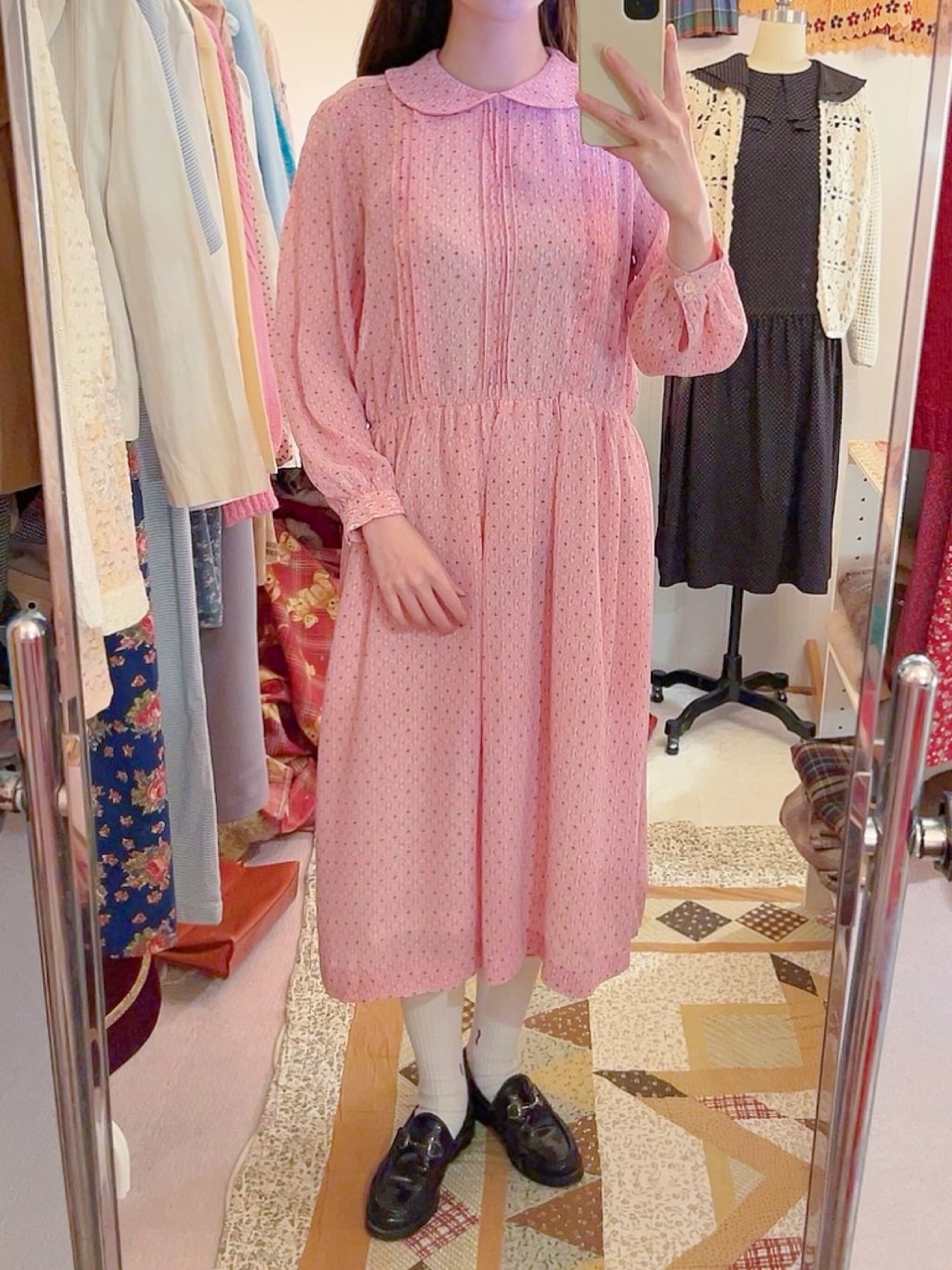 pink provencal floral one-piece