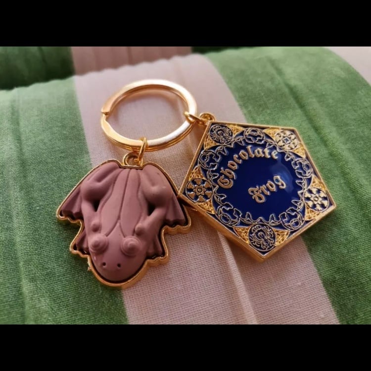 ハリーポッター キーホルダー カエルチョコ Harry Potter chocolate frog