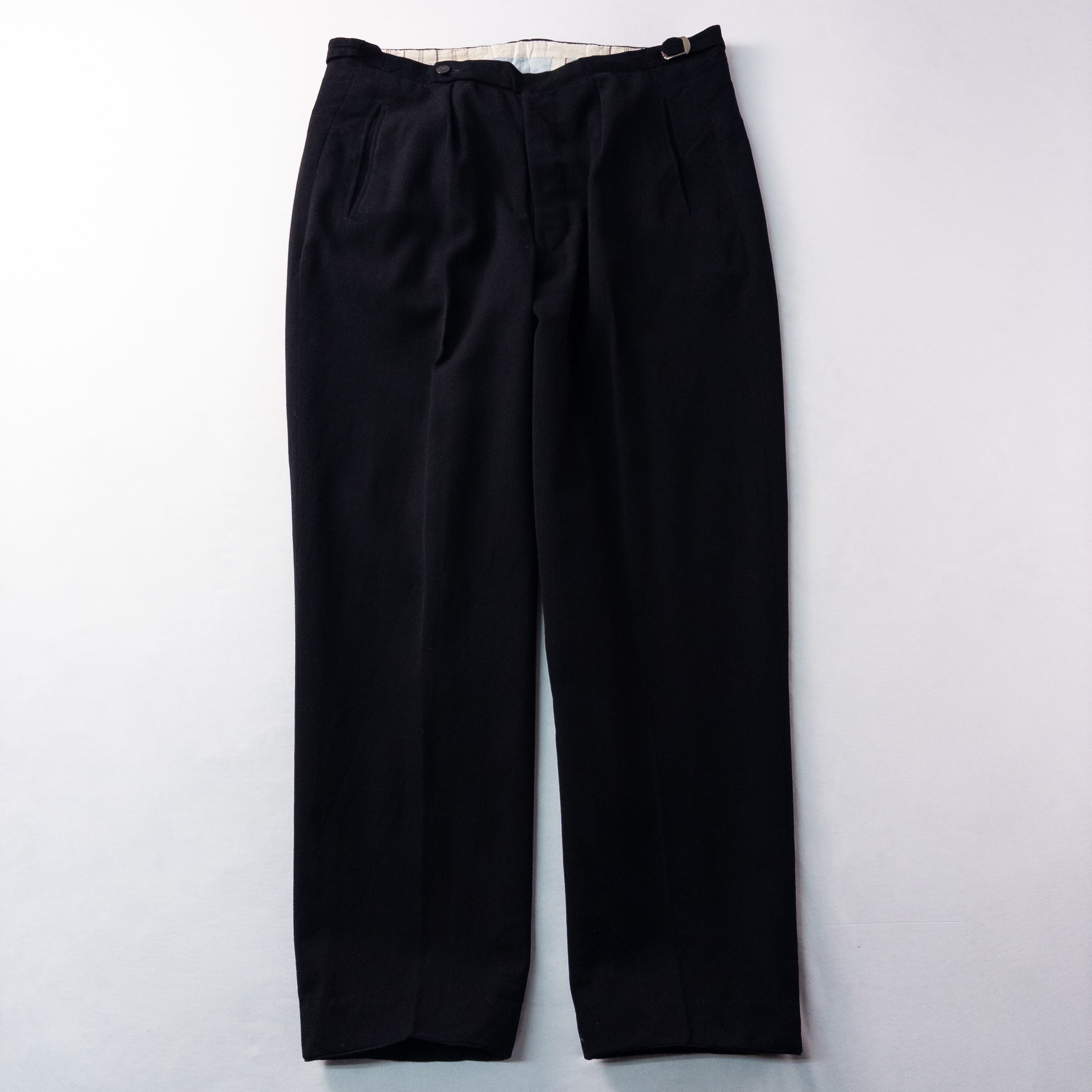 90's LEVI'S ACTION SLACKS Slacks Black W37 90年代 リーバイス