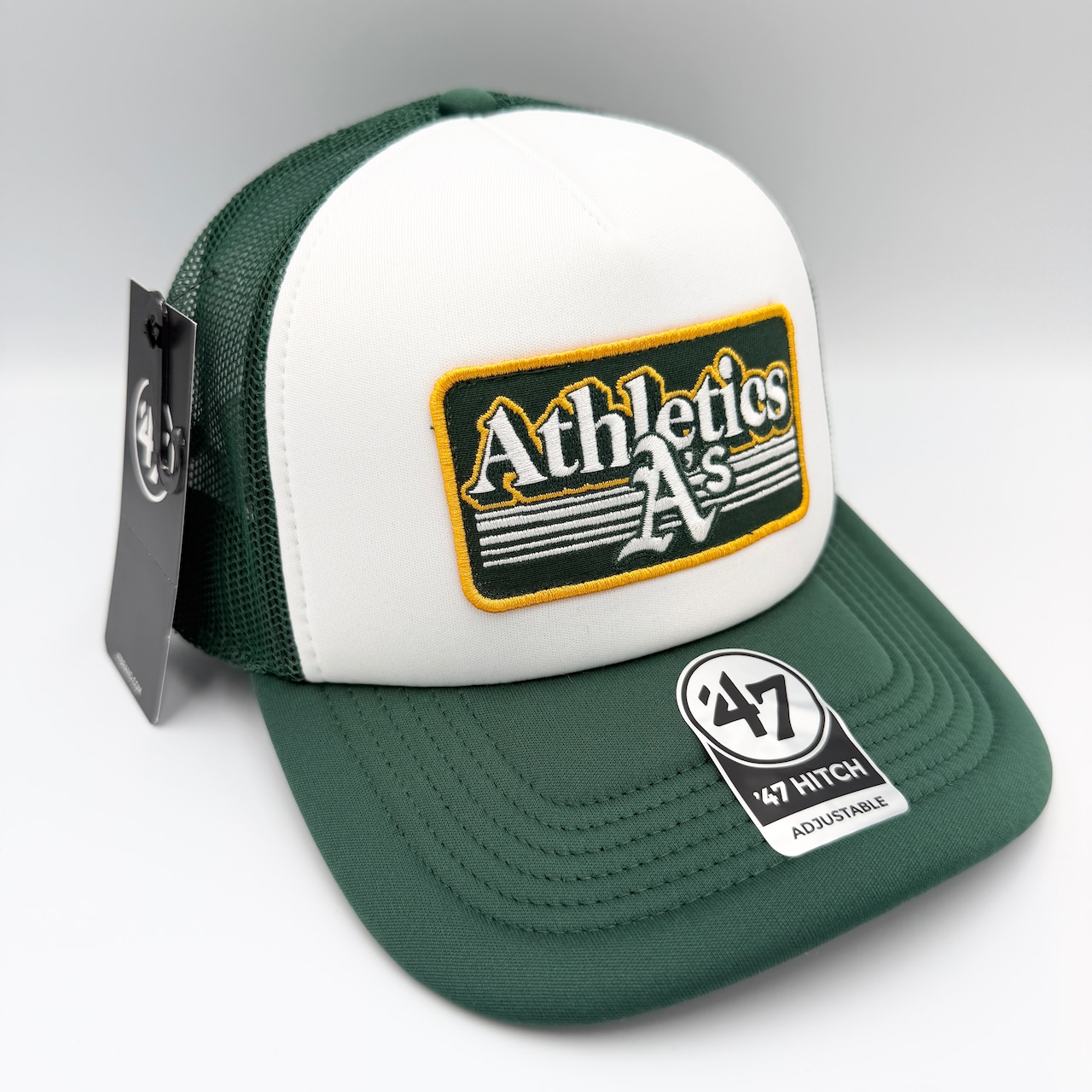 '47 HITCH / ヒッチ FM オークランド・アスレチックス MLB FADE PATCH DarkGreen
