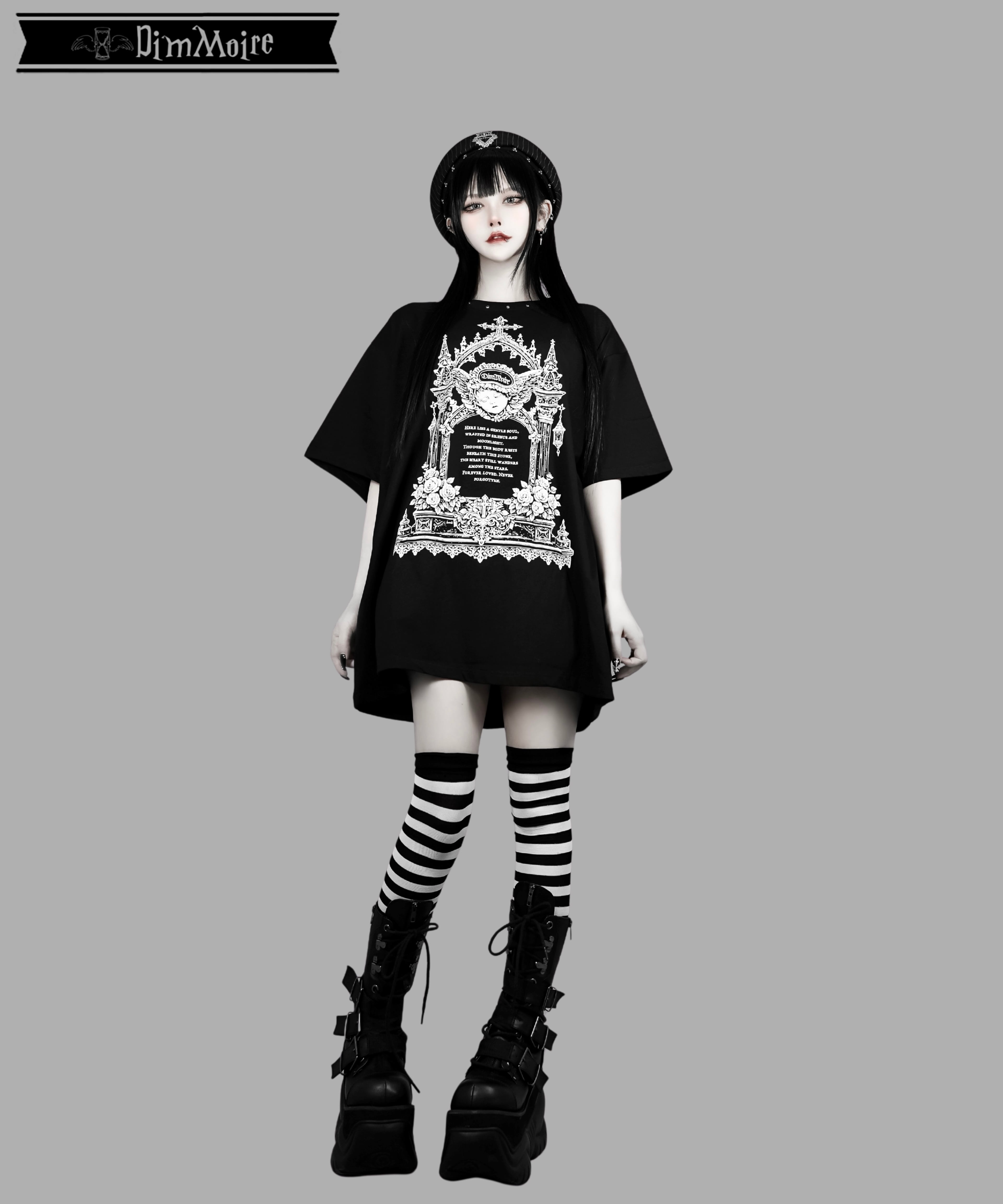 DimMoire Doom Angel ロンT Eternal Angel BIG T【Black】 | DimMoire