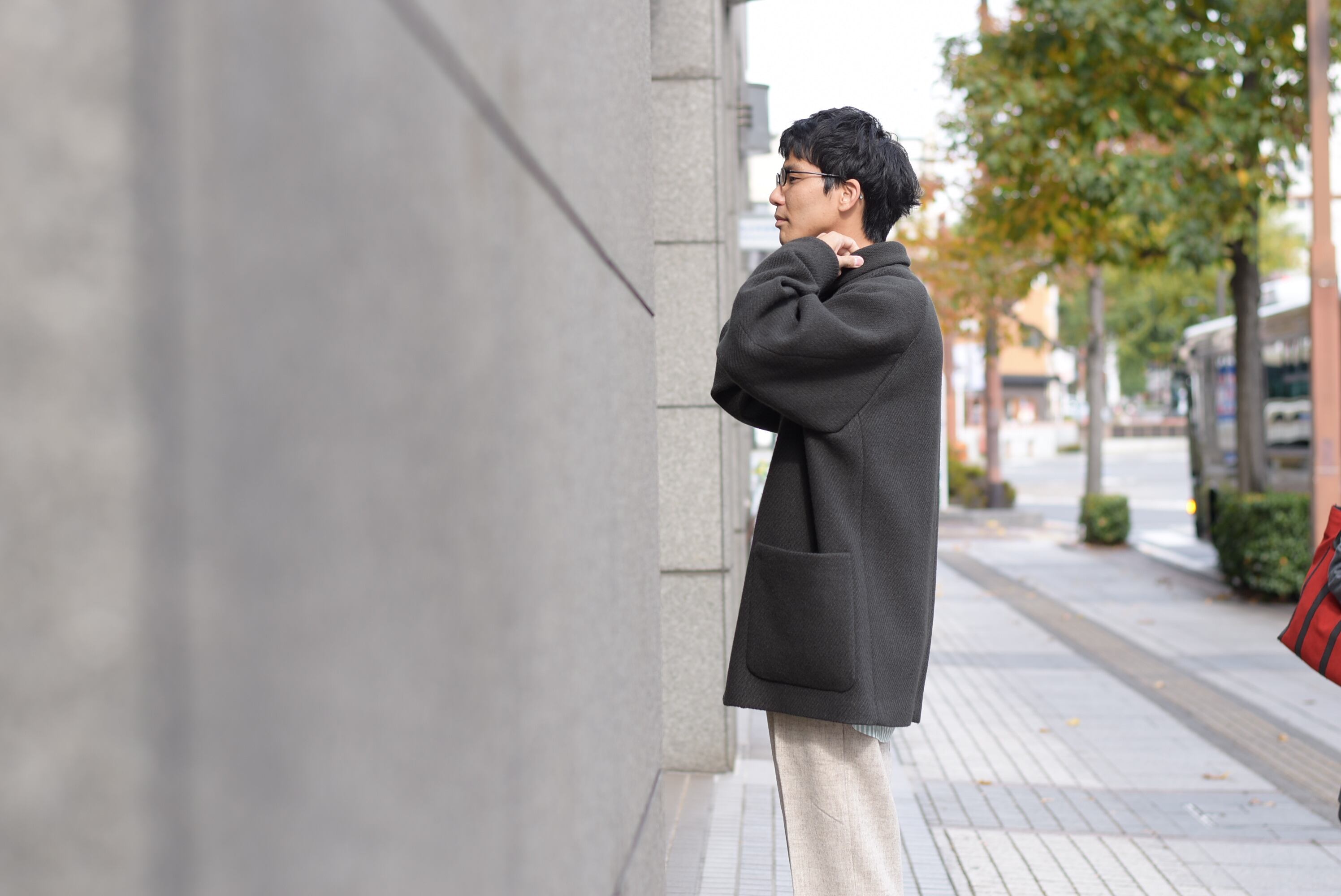 定価88,000円】Wool Roving Twill Short Coat 定価88,000円】Wool Roving Twill Short Coat