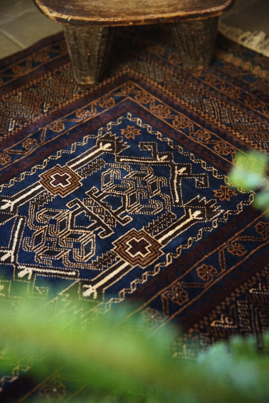 483-Vintage Baluch rug