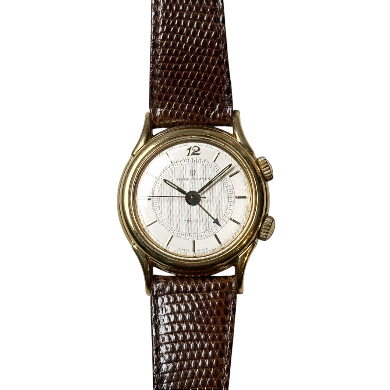 vintage REVUE THOMMEN manual winding Alarm watch “Cricket”