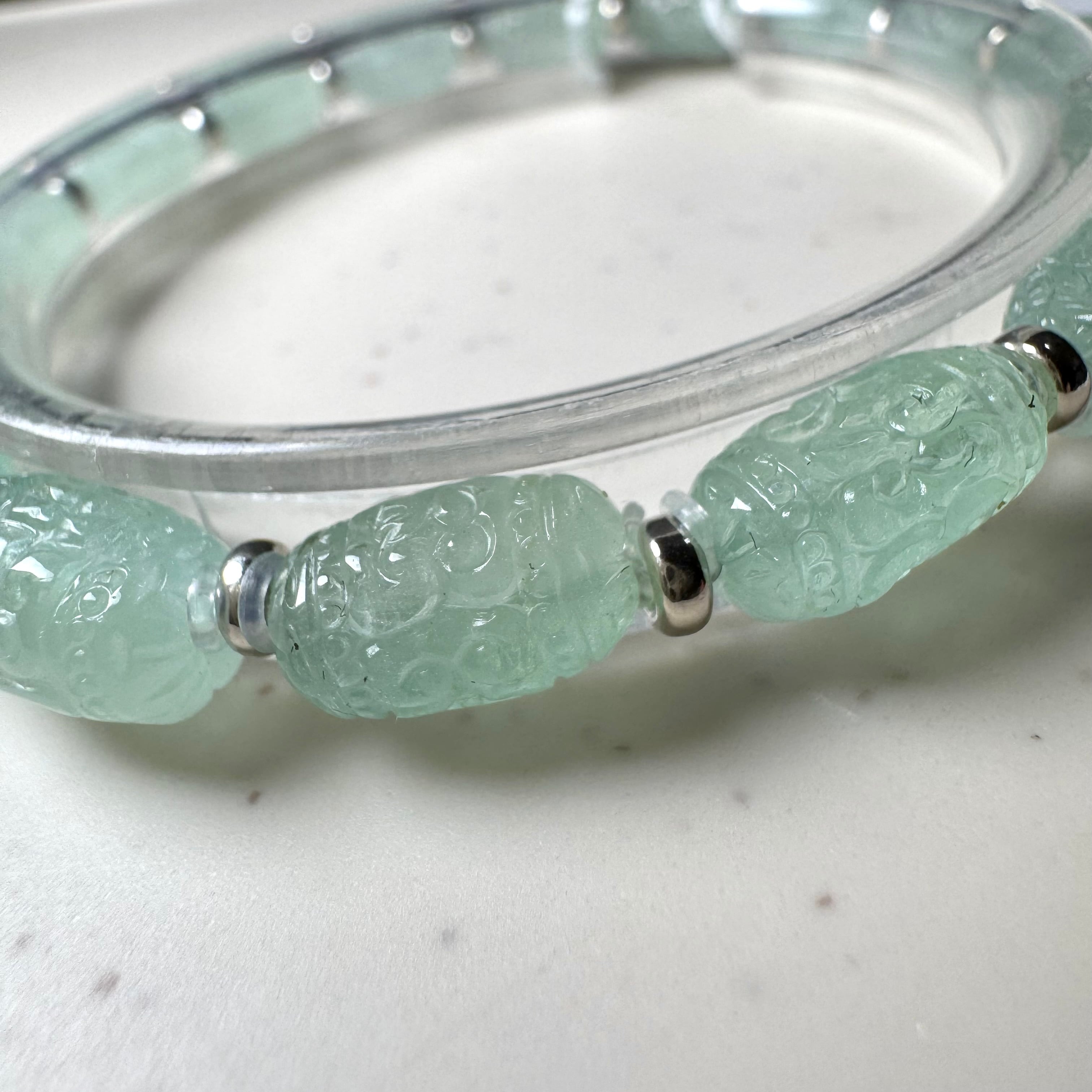 no.3 エメラルドグリーンベリル 約5.9-6.7mm