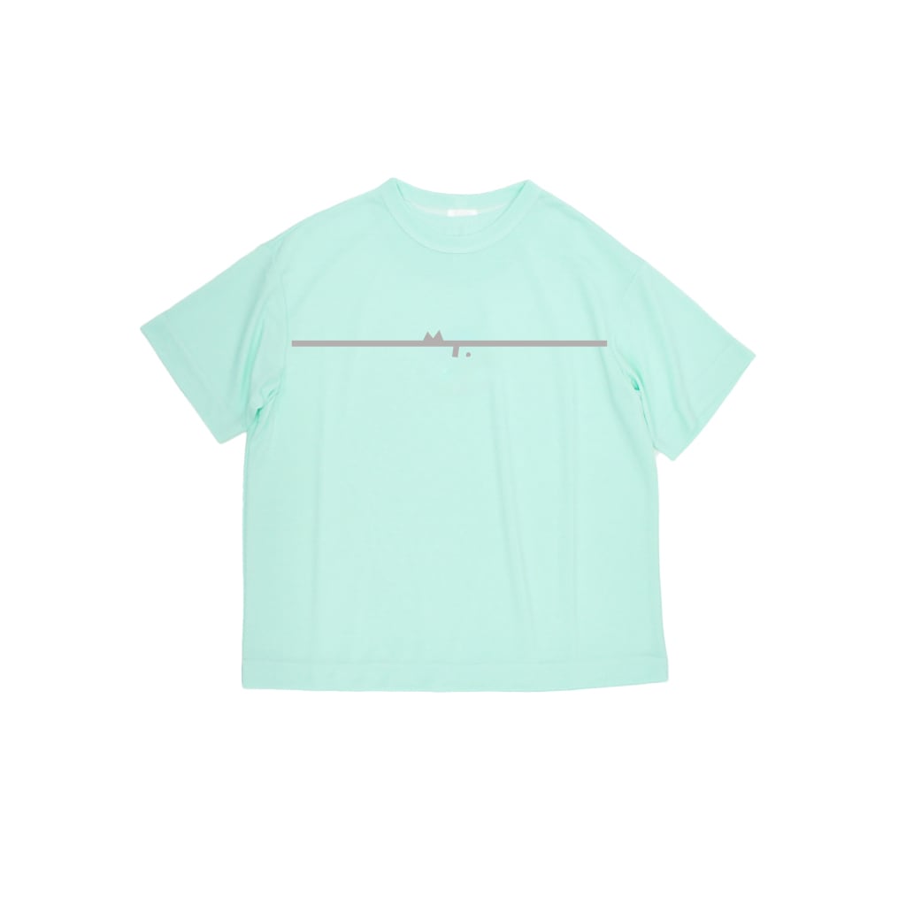 《MOUNTEN. 2026SS》reflect line dry T / mint / size1(155-165cm程度)