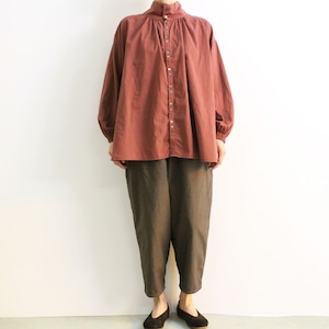 BROCANTE　ブロカント　ドゥークローシャツ　36-221X　コットンローン　２WAYシャツ