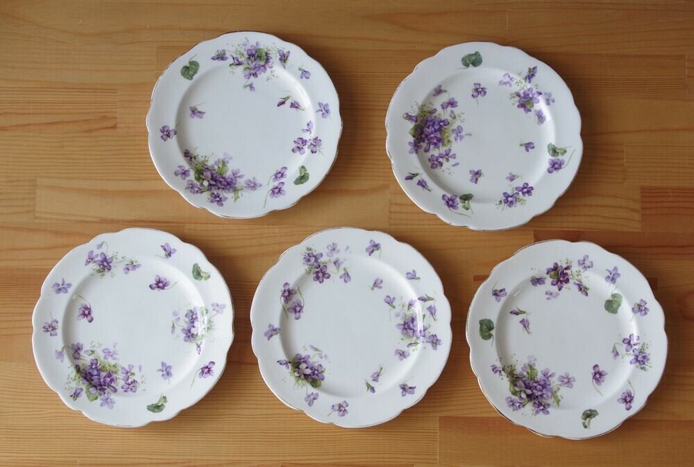 愛用 ハマースレイ バイオレット ディナー皿 ② 約27.5cm プレート