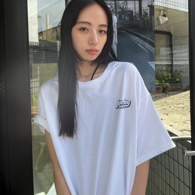Special release !!!  -Morning routine tee- white［with free gift］