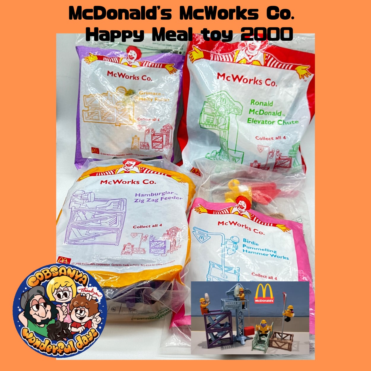McDonald's  Mc Works Co. Happy Meal toy 2000