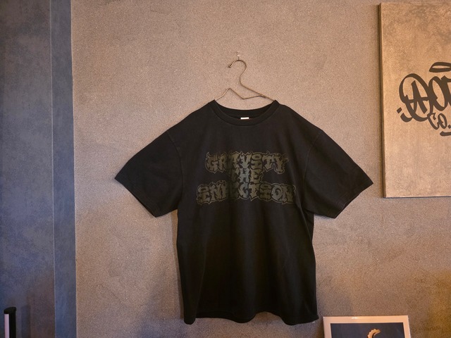 gravity ”type casper” T-SHIRTS(Fade Gray)