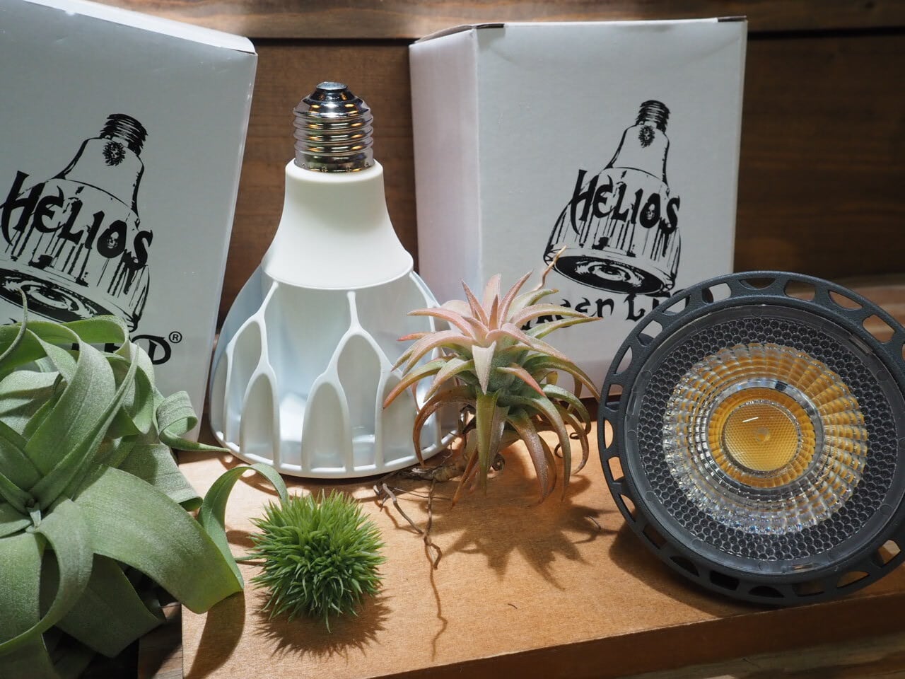 Helios Green LED HG24 ／ 超高輝度植物育成ライト × 2個Set ...